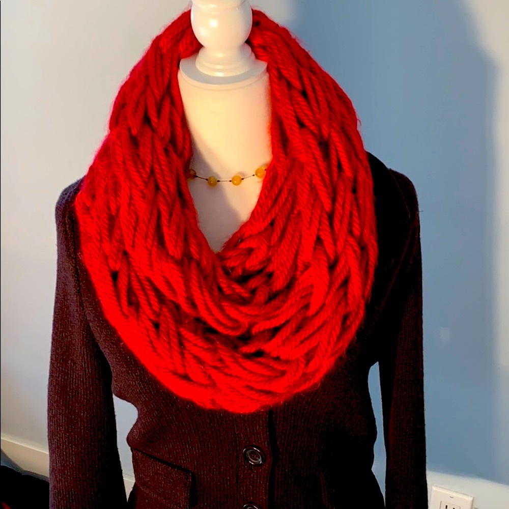 Hand knit shall